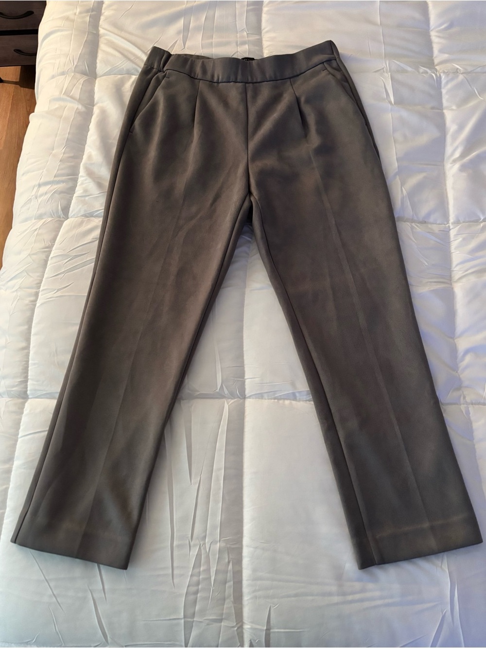 Ann Taylor Charcoal Gray Tailored Dress Pants